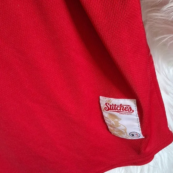 Majestic Red and Navy Red Sox Jersey - Picture 3 of 5